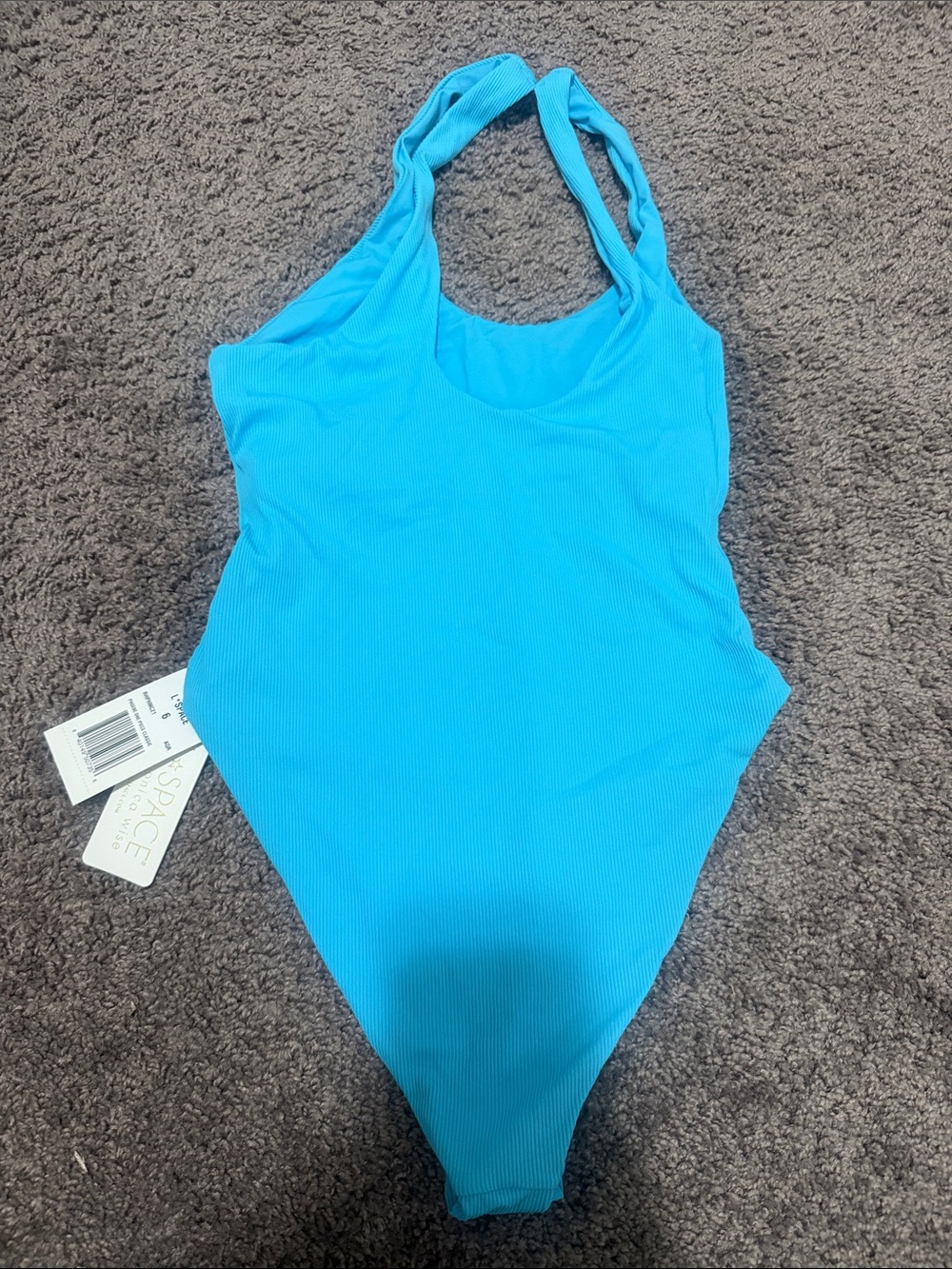 l*space One-Piece Swimsuit in Turquoise Blue